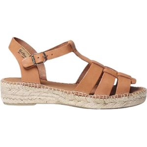 Toni Pons, Flat Sandalen Bruin, Dames, Maat:37 EU