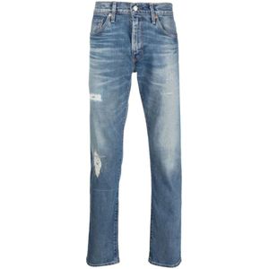 Levi's, Jeans, Heren, Blauw, W36, Denim, Straight Jeans