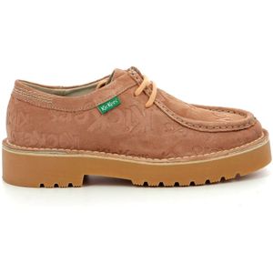 Kickers, Schoenen, Dames, Bruin, 39 EU, Leer, Comfort Leren Derby Schoenen