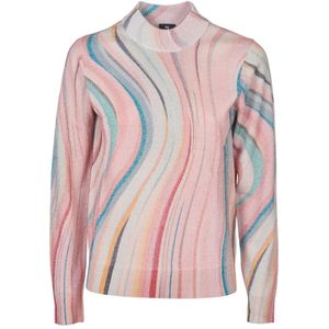 PS By Paul Smith, Truien, Dames, Veelkleurig, XS, Wol, Gestreepte Multicolor Gebreide Trui