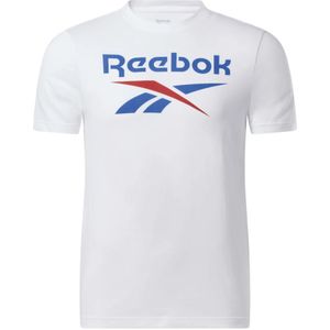 Reebok, Tops, Heren, Wit, M, Sport Pack Graphic Tee T-shirt