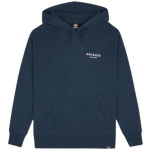 Dickies, Air Force Blue Hoodie Blauw, Heren, Maat:M