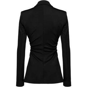 Pinko, Jassen, Dames, Zwart, M, Leer, Blazers