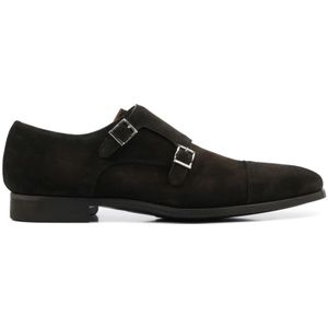 Magnanni, Schoenen, Heren, Bruin, 44 1/2 EU, Leer, Gespschoenen Bruin combi