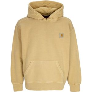 Carhartt Wip, Sweatshirts & Hoodies, Heren, Bruin, XL, Katoen, Lichtgewicht Hoodie Nelson Sweat