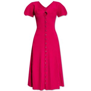 Cult Gaia, ‘Halsey’ geribbelde jurk Roze, Dames, Maat:M