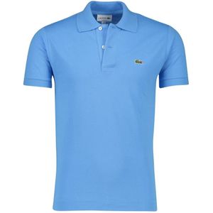 Lacoste, Tops, Heren, Blauw, 3Xl, Katoen, Klassieke Blauwe Polo Shirt