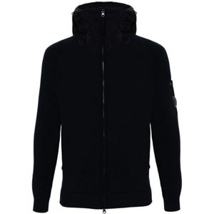 C.p. Company, Sweatshirts Hoodies Zwart, Heren, Maat:XL