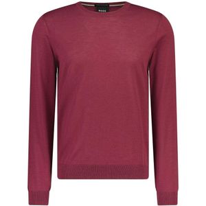 Hugo Boss, Round-neck Truien Rood, Heren, Maat:XL