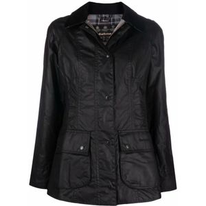 Barbour, Jassen, Dames, Zwart, M, Katoen, Lichtgewicht Jas