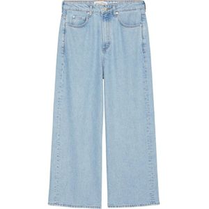 Marc O'Polo, Jeans, Dames, Blauw, W30, Katoen, Jeans model Tolva wijd hoge taille