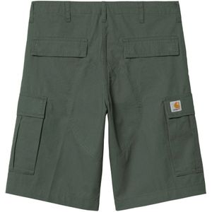 Carhartt Wip, Korte broeken, Heren, Groen, W34, Katoen, Cargo Shorts met rits en zakken