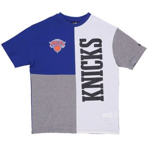 New Era, Tops, Heren, Veelkleurig, 2Xl, Katoen, NBA Cut and Sew Tee Knicks