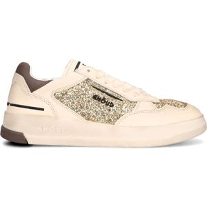 Ghoud, Schoenen, Dames, Geel, 41 EU, Leer, Glitter Lage Sneakers in Goud