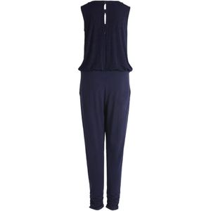 vera mont, Jumpsuits & Playsuits, Dames, Blauw, 3Xl, Glitter Mouwloze Jumpsuit