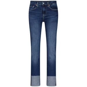Adriano Goldschmied, Jeans, Dames, Blauw, W27, Girlfriend Style Hoge Taille Jeans