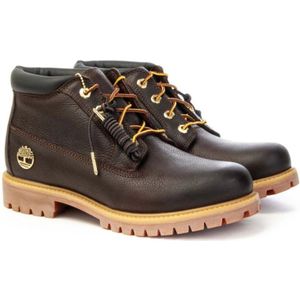 Timberland, Schoenen, Heren, Bruin, 42 1/2 EU, Leer, Premium Leren Lace Up Chukka Laarzen