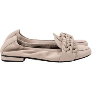 Kennel & Schmenger, Elegante platte schoenen voor moderne vrouwen Beige, Dames, Maat:37 EU