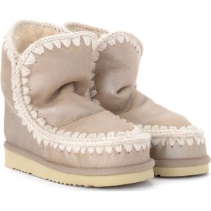 Mou, Schoenen, Dames, Grijs, 39 EU, Wol, Eskimo 18 Metallic Stone Schapenvachtlaars