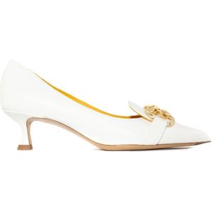 Mara Bini, Heeled Mules Wit, Dames, Maat:37 1/2 EU