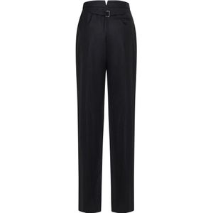 Alexander McQueen, Broeken, Dames, Blauw, S, Blauwe Broek Stijlvolle Mode