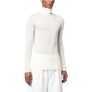 Jil Sander, T-Shirt Collectie voor Heren Wit, Heren, Maat:M