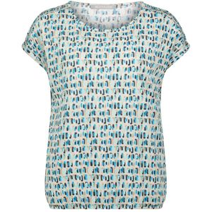 Betty & Co, Blouses & Shirts, Dames, Veelkleurig, XL, Grafisch Print Casual Shirt