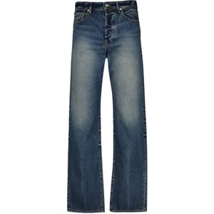 Kenzo, Jeans, Heren, Blauw, W31, Denim, Vintage Bing Straight Leg Jeans