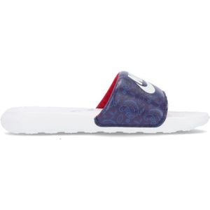 Nike, Print Slide Pantoffels voor Mannen Blauw, Heren, Maat:38 1/2 EU
