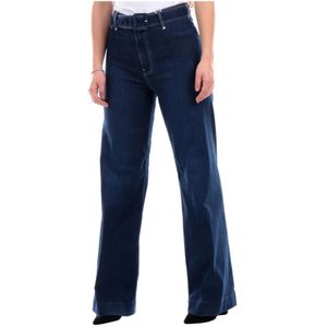 Guess, Jeans, Dames, Blauw, W26, Katoen, Dakota Seamless Palazzo Jeans