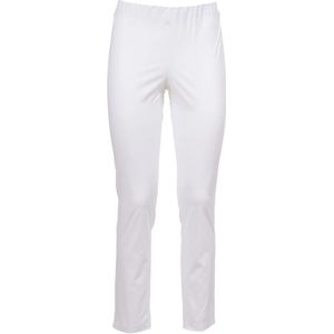 Le Tricot Perugia, Broeken, Dames, Wit, 2Xs, Katoen, Katoenen broek met elastische taille