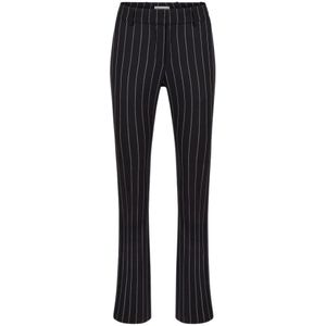 Nina Ricci, Broeken, Dames, Veelkleurig, M, Wol, Blauwe Pinstripe Wol Straight Broek