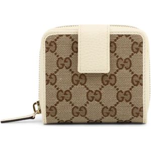 Gucci, Accessoires, Dames, Wit, ONE Size, Leer, Portemonnee/Kaarthouder