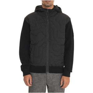 Boss, Jassen, Heren, Zwart, 2Xl, Warme Winter Puffer Jas