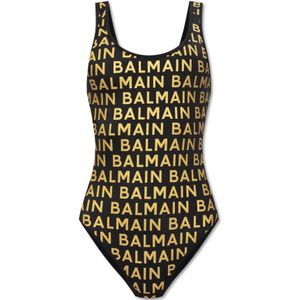 Balmain, Badkleding, Dames, Zwart, L, Eendelig badpak