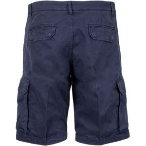 40Weft, Korte broeken, Heren, Blauw, S, Katoen, Stijlvolle Bermuda Shorts