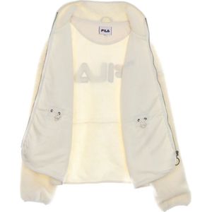 Fila, Prentis voering Lady Sari Sherpa Fleece Jacket Beige, Dames, Maat:S