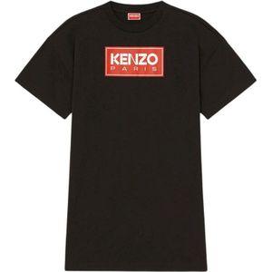 Kenzo, Tops, Dames, Zwart, S, Katoen, T-shirts