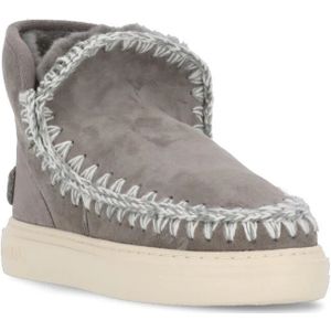 Mou, Schoenen, Dames, Grijs, 38 EU, Wol, Grijze Eskimo Bold Sneaker