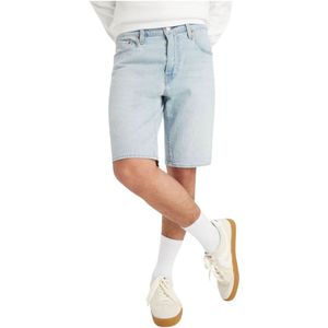 Levi's, Korte broeken, Heren, Blauw, W28, Katoen, Standaard Shorts voor Mannen