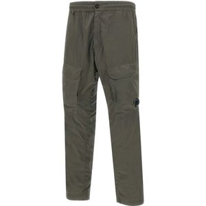 C.p. Company, Broeken, Heren, Groen, M, Groene Cargo Soft Shell Broek