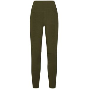 Adidas by Stella McCartney, Groene Stella Mc Cartney Broek met Elastische Tailleband Groen, Dames, Maat:M