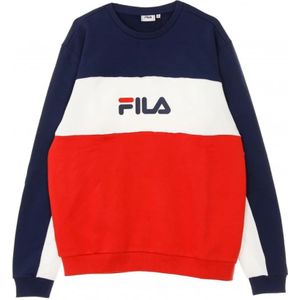 Fila, Sweatshirt van het bemanning Rood, Heren, Maat:XL