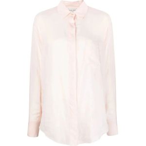 Forte Forte, Blouses & Shirts, Dames, Roze, M, Katoen, Long Sleeve Tops