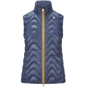 K-Way, Jassen, Dames, Blauw, XL, Nylon, Eco Warm Dames Korte Vest