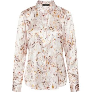 Bruuns Bazaar, Blouses & Shirts, Dames, Veelkleurig, XS, Elegant Crystal Print Dames Overhemd
