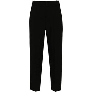 Balmain, Broeken, Heren, Zwart, L, Zwarte Slim Fit Broek