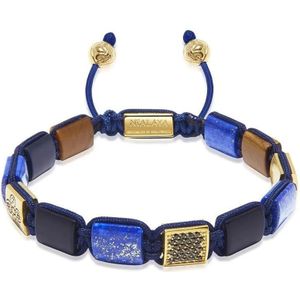 Nialaya, Bracelets Blauw, Heren, Maat:XL