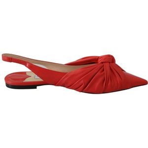 Jimmy Choo, Veterschoenen Rood, Dames, Maat:36 1/2 EU