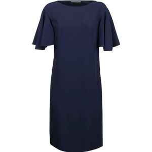 Alberta Ferretti, Dag kjole Blauw, Dames, Maat:L